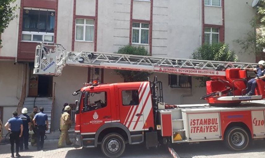 İstanbul’da Korku Dolu Anlar: Binada Yangın Çıktı!