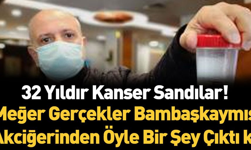32 yıl sonra akciğerinden öyle bir şey çıktı ki