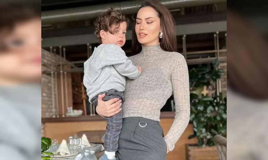 Fahriye Evcen küçük oğlu Kerem'i paylaştı: Bakın herkes kime benzetti!