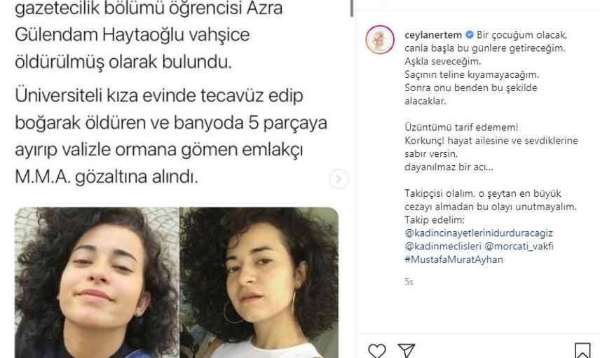Ünlü İsimler Azra Gülendam Haytaoğlu'nun Ardından İsyan Etti!