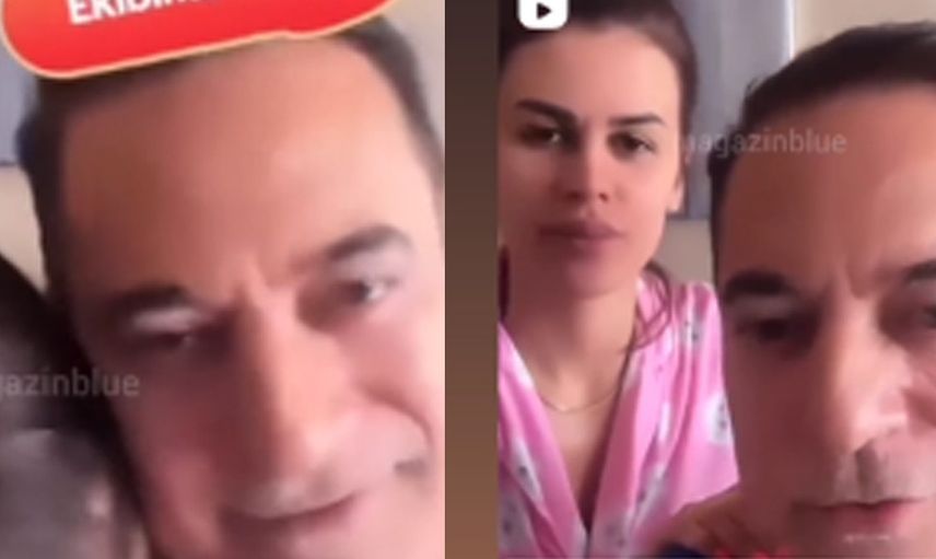 Mehmet Ali Erbil'in genç sevgilisi canlı yayında masaj yaptı, ağzından öyle bir şey kaçırdı ki rezil oldu!