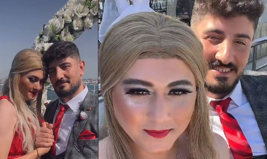 Az olmuş bu direkt herkesin önünde birlikte olun da rahatlayın... TikTok fenomeni Caner ve Nejdet'ten yeni bir yatak odası paylaşımı geldi... Gizlice her şeyi çekti