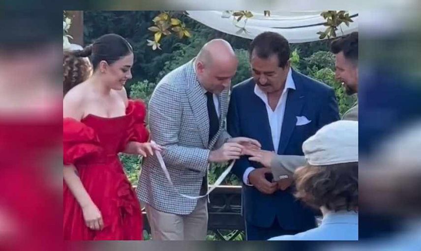 İbrahim Tatlıses kızının nişanında evliliğini bitiren yasak aşkı ile bir araya geldi