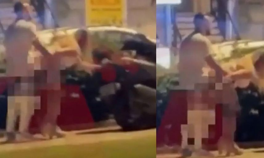 Antalya'nın ilçesi Alanya'da skandal anlar! Sokak ortasında kimseye aldırmadan cinsel ilişkiye girdiler