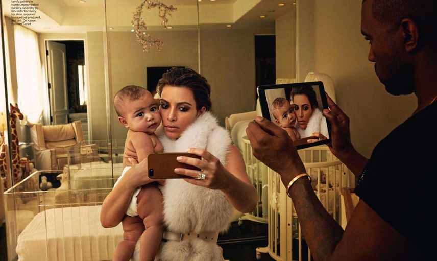 Kim Kardashian'ın Bebeğine Yaptığı Çok Konuşuldu
