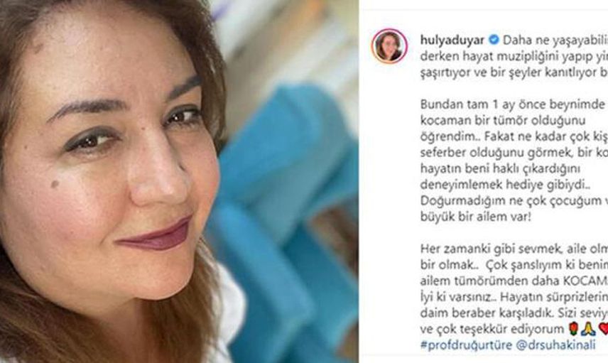 Beyin Tümörü Teşhisi Konulan Oyuncu Hülya Uyar Sosyal Medyadan Paylaşımda Bulundu