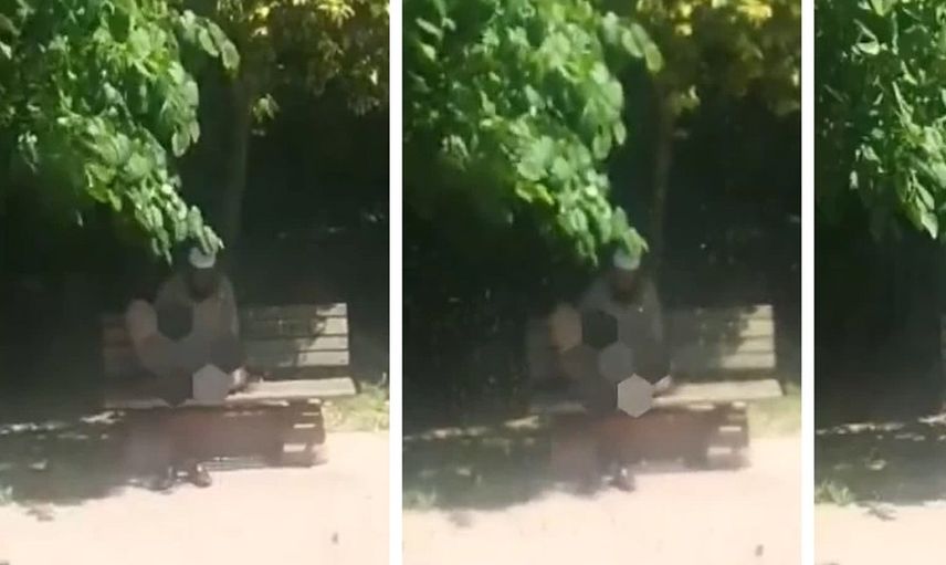 Çocuk parkında mide bulandıran olay! Sarıklı adam mastürbasyon yaptı