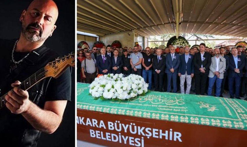 İstek parça çalmadığı için canice öldürülen müzisyen Onur Şener son yolculuğuna uğurlandı