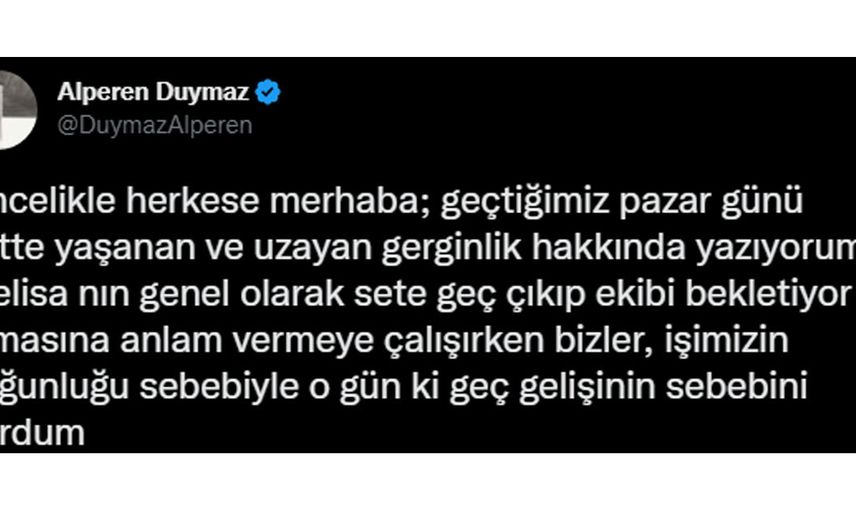 Alperen Durman ve Melisa Pamuk kavgasının nedeni ortaya çıktı: Genç oyuncu suskunluğunu bozdu, her şeyi anlattı