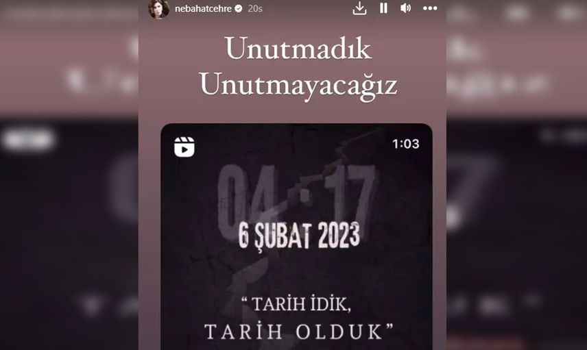 Sanat camiasından duygulandıran 6 Şubat depremleri yıl dönümü paylaşımı: Unutmadık, unutmayacağız!