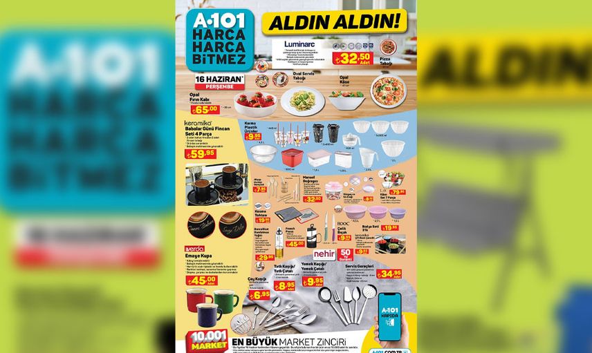 A101 aktüel katalog, A101 indirim ürünleri 
