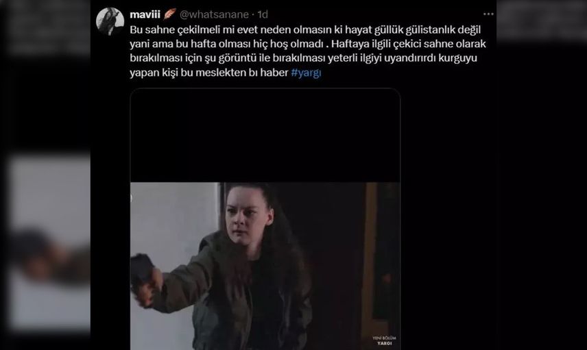 Yargı'daki o sahneye tepkiler çığ gibi büyüyor! ''İması bile korkunç!''