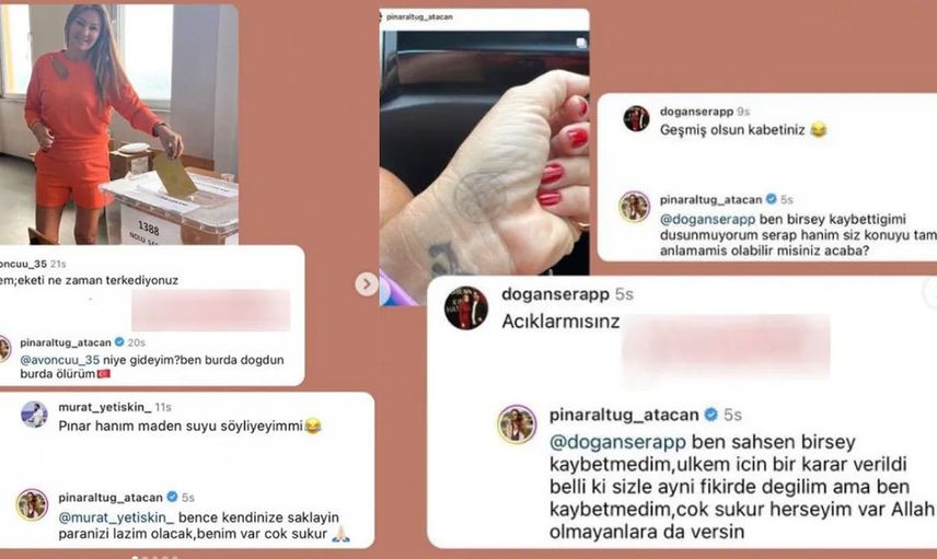 Pınar Altuğ'dan çok konuşulacak yorum! Kendisine gelen yanıtı görünce adeta deliye döndü
