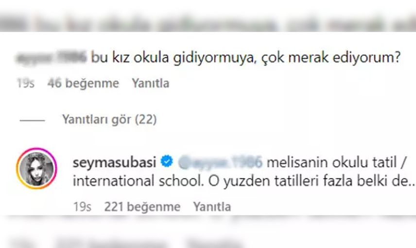 Şeyma Subaşı'yı sinirlendiren soru: Kızıyla tatil pozlarına kızı için gelen yoruma dayanamadı