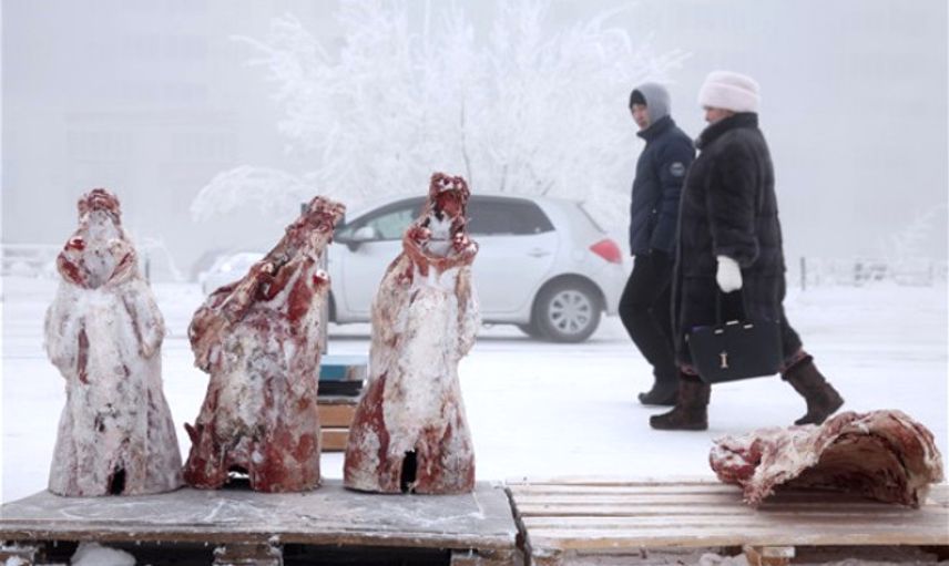 Hayatın Eksi 64 Derecede Devam Ettiği Yakutsk Şehrinden İlginç Kareler