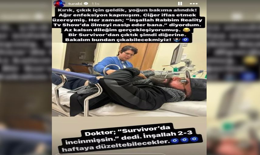 Yarışmadan sağlık sorunları sebebiyle çekilmişti: Turabi apar topar yoğun bakıma alındı! Ciğerleri...