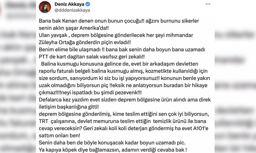 Deniz Akkaya'dan Eylül Öztürk ve eşiyle ilgili skandal iddia: Swinger partileri düzenleyip...