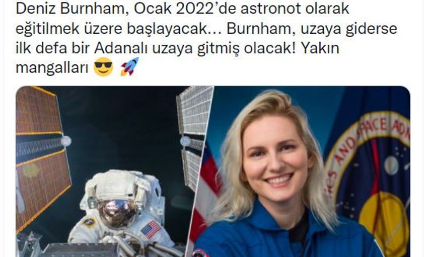 NASA'ya Seçilen Adanalı Türk Astronot Haberi Sosyal Medyada Espri Konusu Oldu