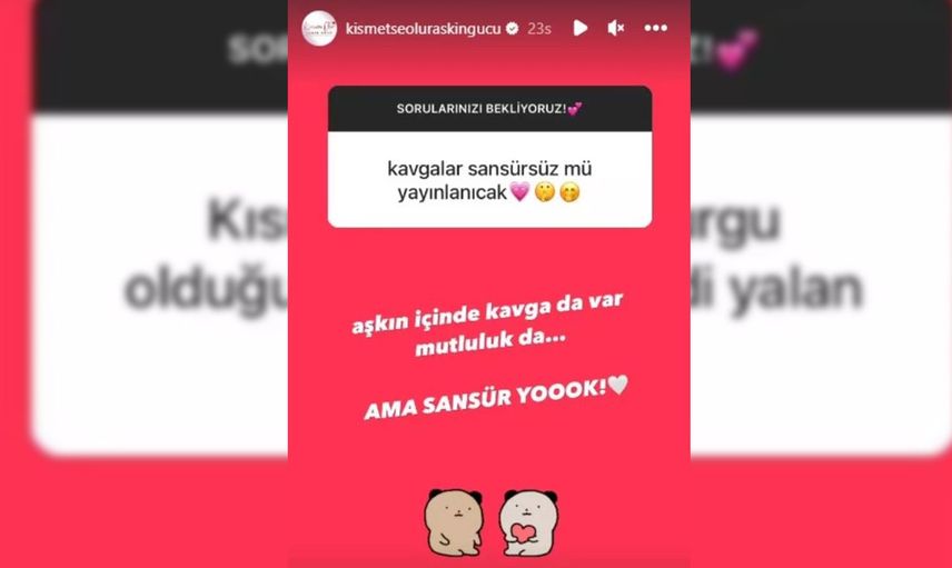 Sansürsüz yayınlanacak