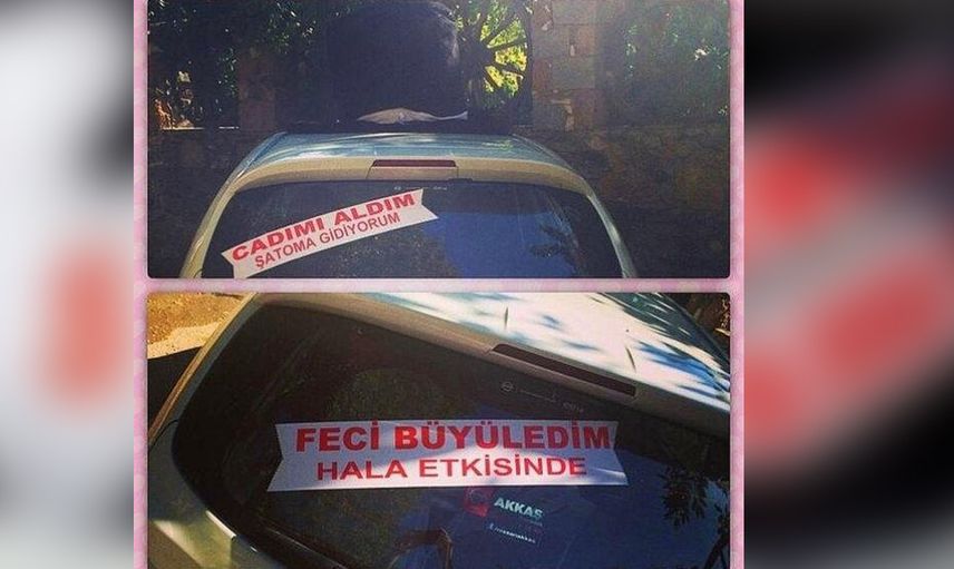 Birbirinden ilginç 20 gelin arabası süslemesi ve yazısı