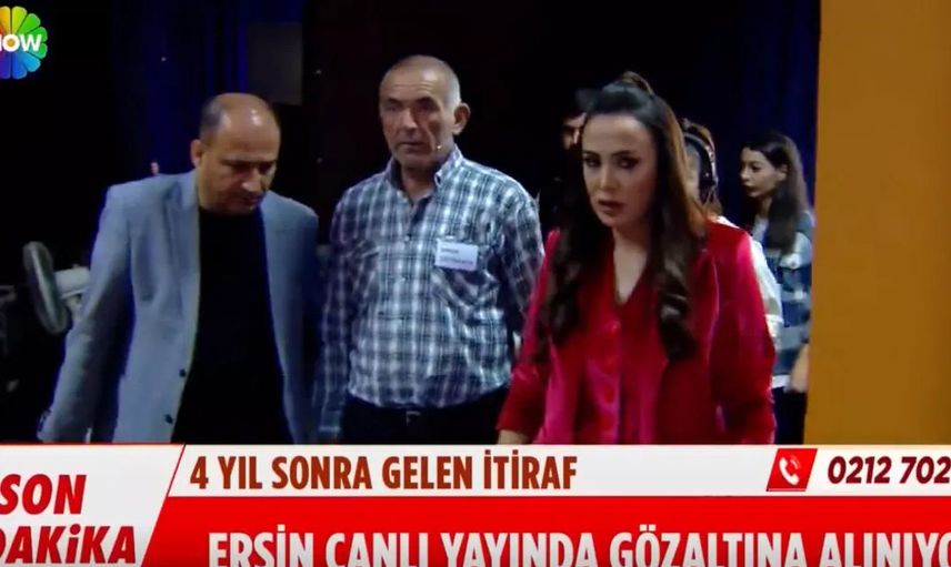 Polis ekipleri canlı yayını bastı
