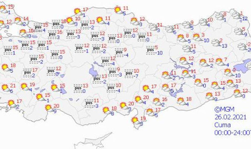 Mart Ayında Pek Çok Şehre Kar Geri Dönüyor