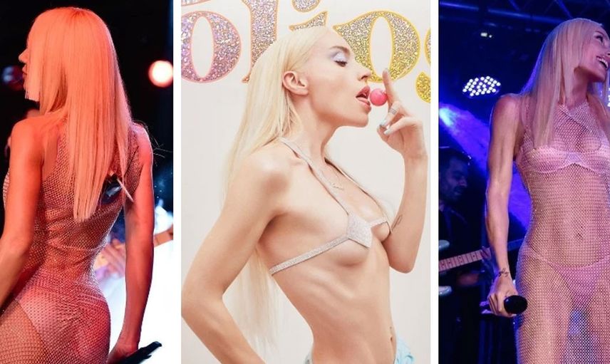 Gülşen sahnedeki kalça dansı ile olay oldu cinsel organına kadar göründü