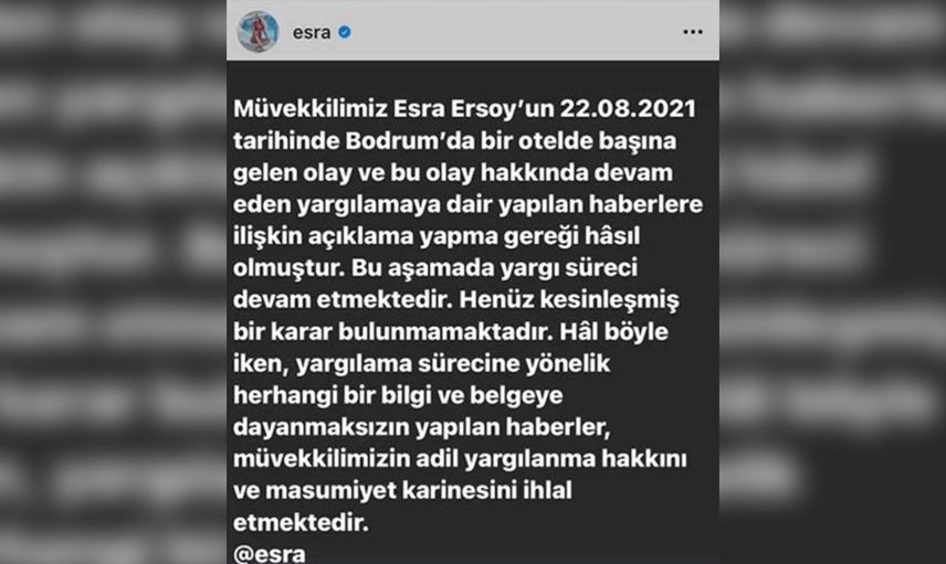 13 yaşındaki çocuğa cinsel istismarda bulunduğu iddia edilen Esra Ersoy olayının detayları ortaya çıkmaya başladı