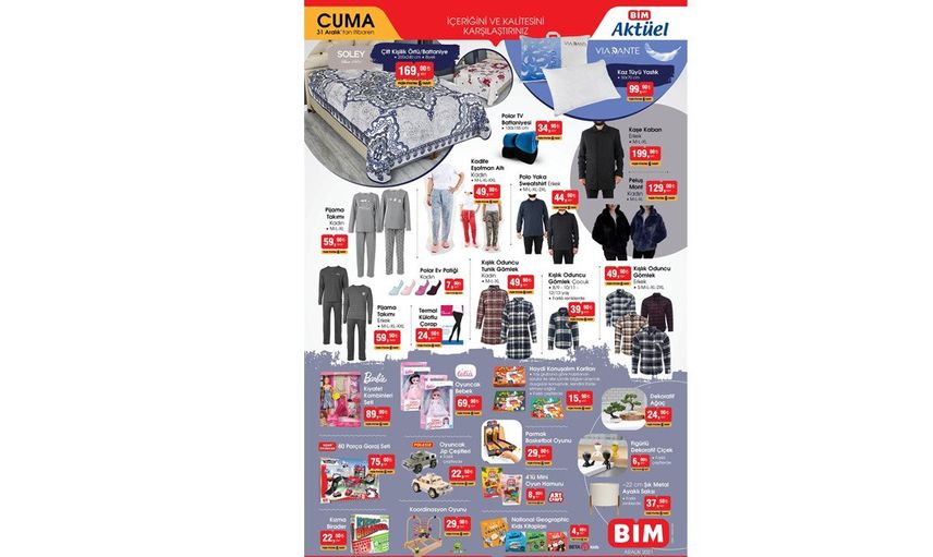 BİM 28 - 31 Aralık 2021 Aktüel Ürünler Kataloğu, BİM'de Bu Hafta Neler Var?