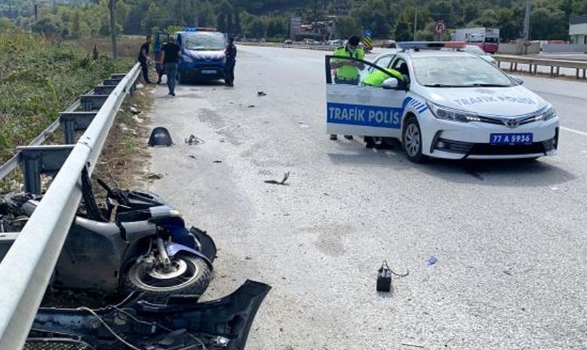 Trafik Kuralına Uymayan Motosiklet Sürücüsü Feci Şekilde Hayatını Kaybetti