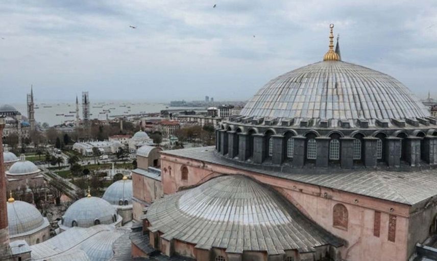 Ayasofya'nın Minaresinden Tarihi Yarımada Görüntüsü Büyüledi