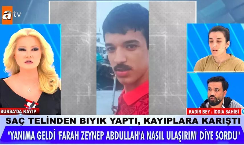 Müge Anlı'da skandal olay: 15 yaşındaki çocuk Farah Zeynep Abdullah'ı sevgilisi sanıyor, sokak sokak onu arıyor!
