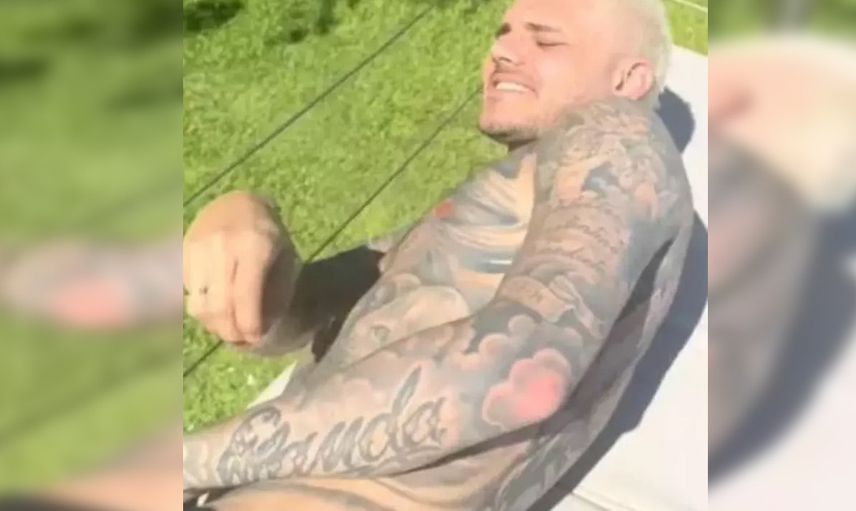 Galatasaray'ın yıldız futbolcusu Icardi'ye maç öncesi soğuk şaka: Wanda Nara, şortunun içine öyle bir şey koydu ki... Taraftar çıldırdı!