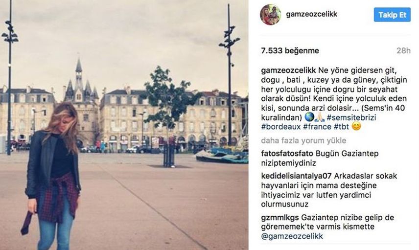 O ünlü de tesettür ile şereflendi