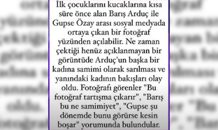 ''Karımdan razıyım'' sözleriyle gündeme oturmuştu: Barış Arduç'un o fotoğrafı sosyal medyayı salladı! Yanındaki gizemli kadın kim?