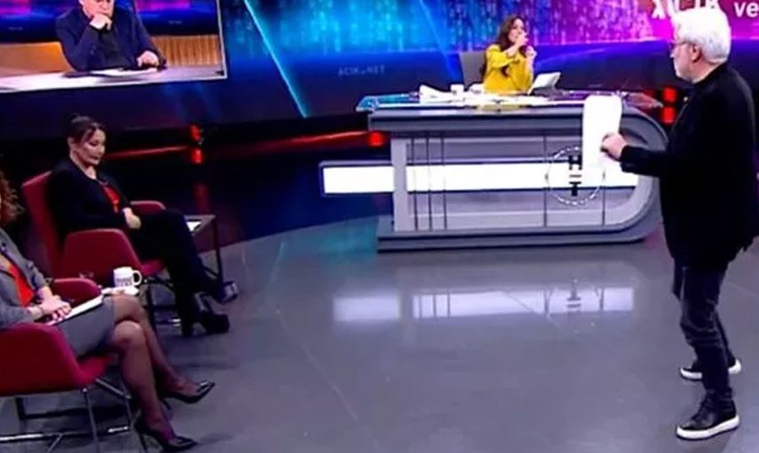 Canlı yayında gergin anlar! Sevilay Yılmaz ve Hasan Öztürk birbirine girdi
