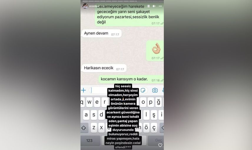 Mesajları tek tek ifşa etti
