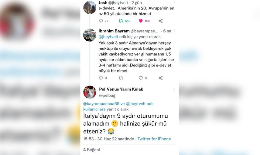 "Halinize şükür mü etseniz?"