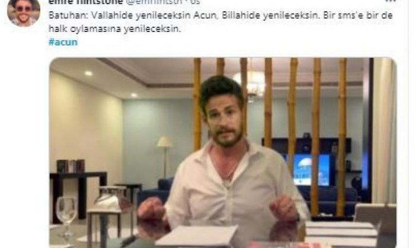 Acun Ilıcalı'ya Batuhan'dan Büyük Tepki Batuhan Çıkınca İlk İş O Fotoğrafı Sildi!