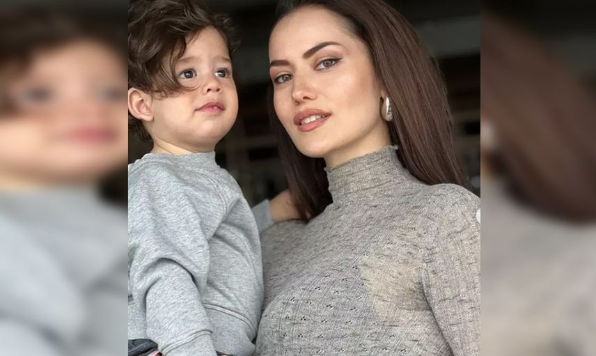 Fahriye Evcen küçük oğlu Kerem'i paylaştı: Bakın herkes kime benzetti!