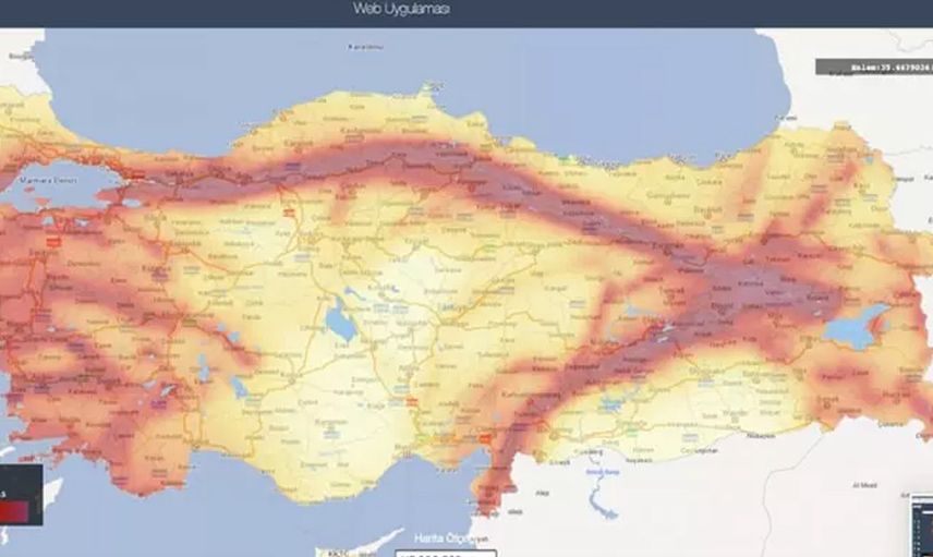 O iller ve bölgeler deprem tehlikesiyle karşı karşıya! Diri fay hattı haritası ortaya çıkarıldı !