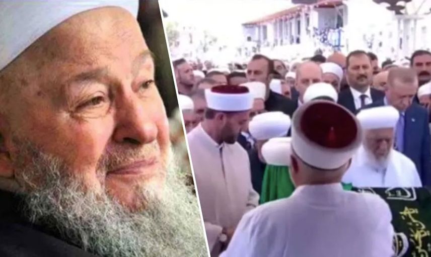 İsmailağa Cemaati lideri Mahmut Ustaosmanoğlu'nun tabutunun üzerindeki siyah örtünün sırrı ortaya çıktı!