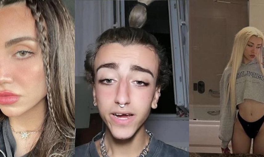 Mika Raun'dan yeni bir rezillik! Estetik yaptırıp cinsiyet değiştiren Mika sütyensiz video çekti