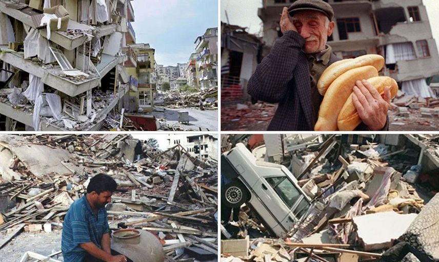 99 yılındaki büyük Marmara depremi felaketinin 23. senesine özel 23 acı görüntü!