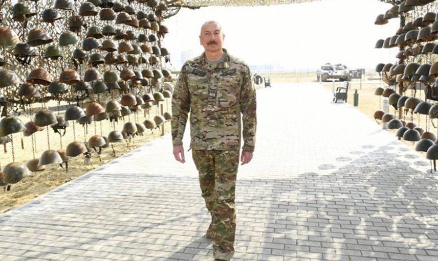 İlham Aliyev Askeri Ganimet Parkı'nın Açılışını Yaptı