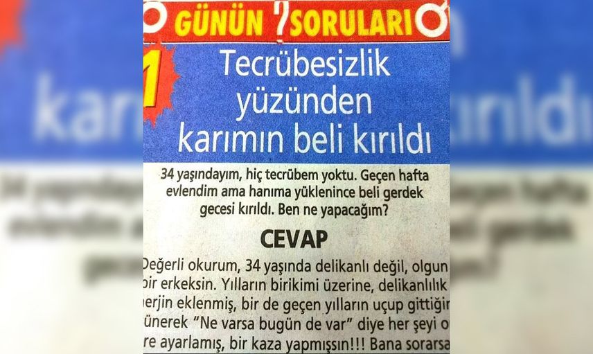 Haydar Dümen'e sorulmuş garip sorular