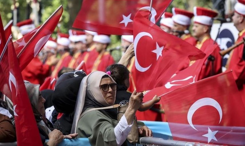 15 Temmuz temalı video gösterim