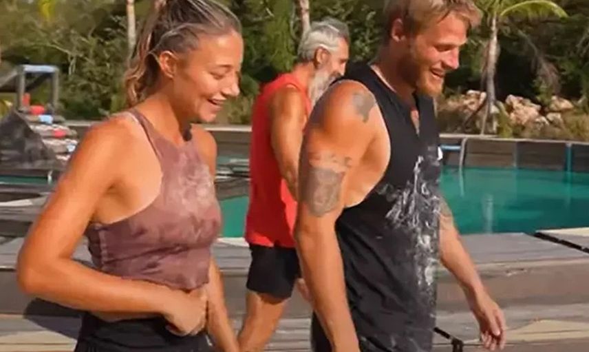 Survivor Yunus Emre'den büyük gaf: Aleyna'nın arkasından ''Karım seni bekliyor'' diye bağırınca...