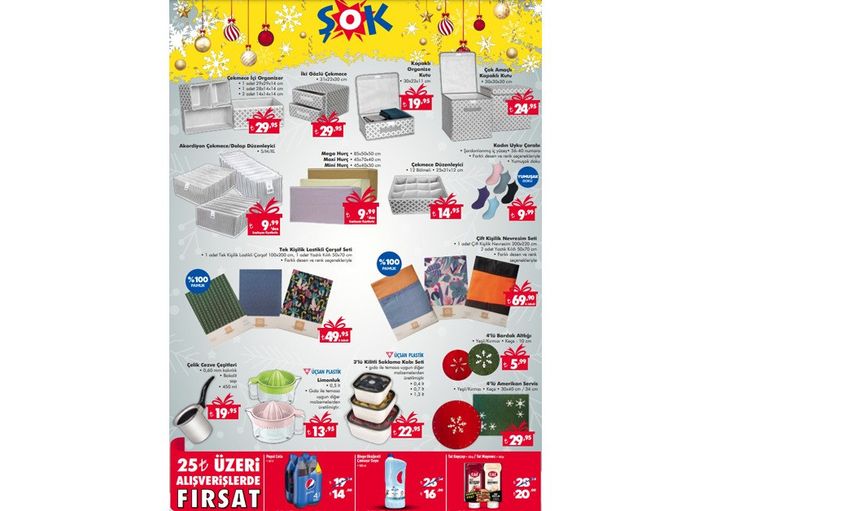 Şok 22 - 31 Aralık 2021 Tarihli Aktüel Kataloğunda Neler Var?
