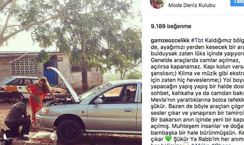 O ünlü de tesettür ile şereflendi